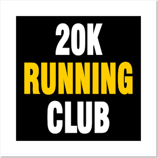 20k running Posters and Art